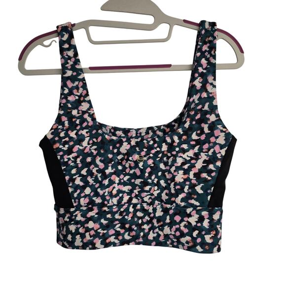 NEW NWT Saltwater Luxe Deep Sea Tank Colorful Activewear Crop Top - Size Small - Picture 2 of 7